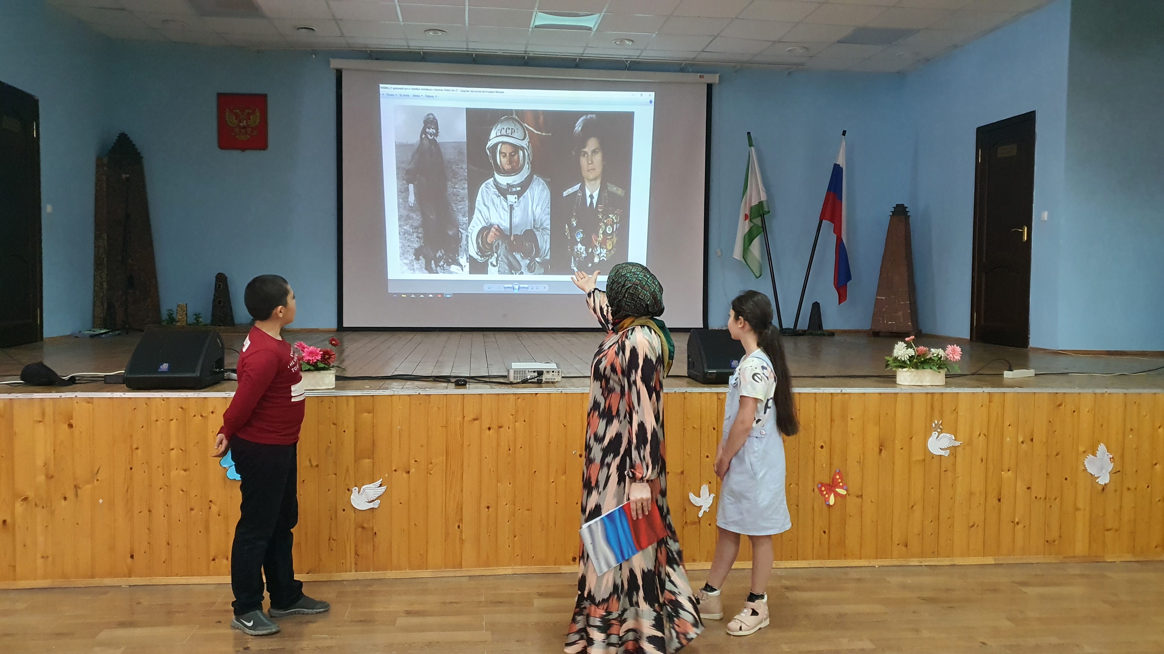 Первая женщина-космонавт Терешкова.